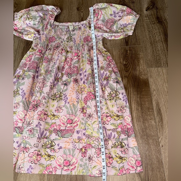 Uncle Frank Lined Floral Women’s Dress Pastel Multicolored Print Size Medium - Picture 9 of 11